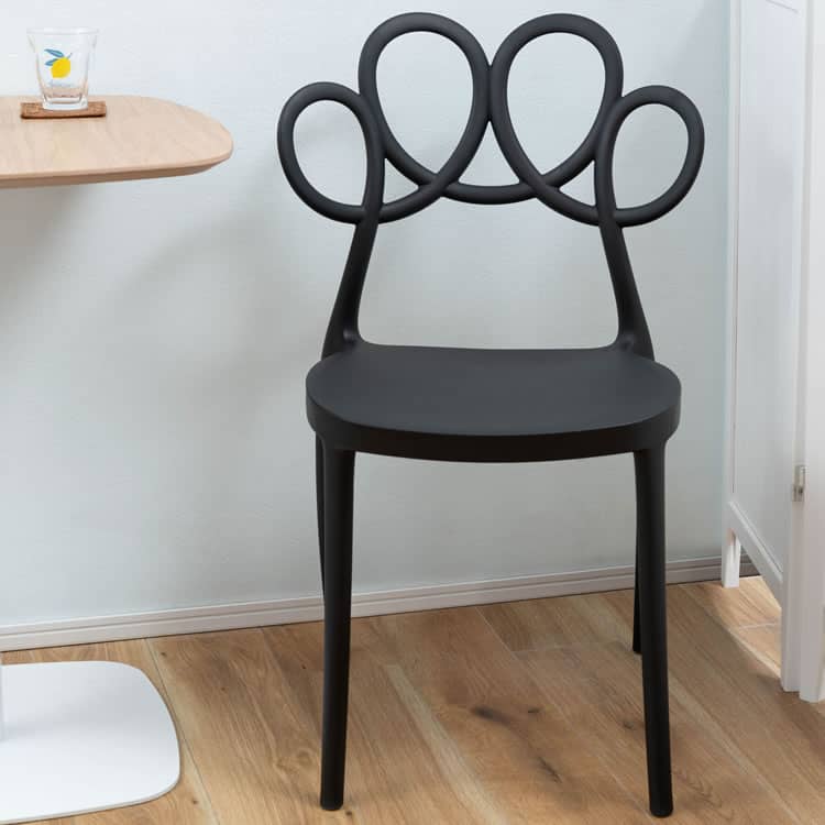 サイズ チェア ( チェア ダイニングチェア 椅子 ダイニング リビング 食卓 曲線 個性的 おしゃれ カフェ ポリプロピレン 軽量 持ち運び スタッキング可能 収納 お手入れ簡単 )：ぐーみんラボ サイズ