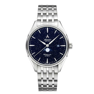 �A�g�����e�B�b�N ���[���h�}�X�^�[ �i�C�g�X�J�C ���[���t�F�C�Y 52788.41.91 �r���v �����Y ������ Atlantic Worldmaster Nightsky Moonphase ���^���u���X