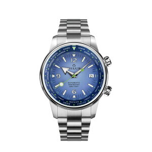 ~X ALfX [h^C}[ u[IfbZCH.01.003.AS rv Y  _Co[YEHb` MILUS Archimedes World Timer Blue Odyssey ^uX