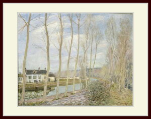 シスレー・「ロワン河」