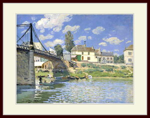 シスレー・「ヴァルヌーヴ・ラ・ガレンヌの橋」