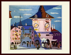 マルク・「時計塔のあるベルンの町」