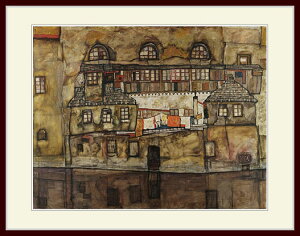 GSV[E[Egon Schiele -House Wall on the River]