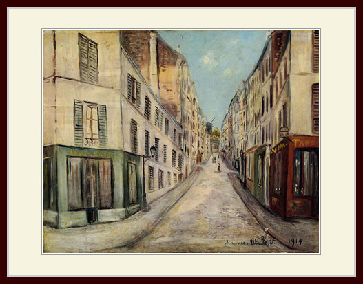 ユトリロ・「パリの小路」のサムネイル