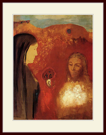 ルドン・「キリストとサマリアの女」