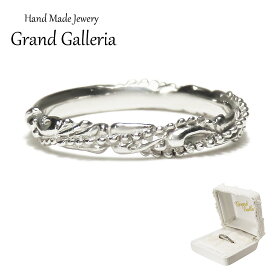 pt900 プラチナ唐草リング 【刻印無料】 結婚指輪 マリッジリング 結婚 結婚式 マリッジ ペア リング 指輪 ペアリング プラチナ900 ハンドメイド 手作り メンズ レディース 誕生日 クリスマス プレゼント ギフト包装 彫金 箱入り Grand Galleria グランドガレリア