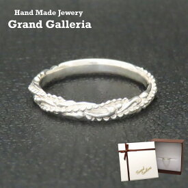 唐草リング 指輪 シルバー925 【刻印無料】 唐草 唐草模様 アラベスク シルバーアクセサリー メンズ レディース ユニセックス ペア ペアリング クリスマス 誕生日 母の日 彼女 プレゼント ハンドメイド 手作り 彫金 箱 ジュエリーボックス Grand Galleria グランドガレリア