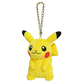 ポケットモンスター ピカチュウ　マスコット　ぬいぐるみ　PM04　037138　ポケモン　オールスターコレクション/三英貿易/Pokemon GO/ギフト/プレゼント/グッズ/雑貨/キャラクター/キーホルダー/おもちゃ/ストラップ/ポケモン ユナイト/Pokemon UNITE