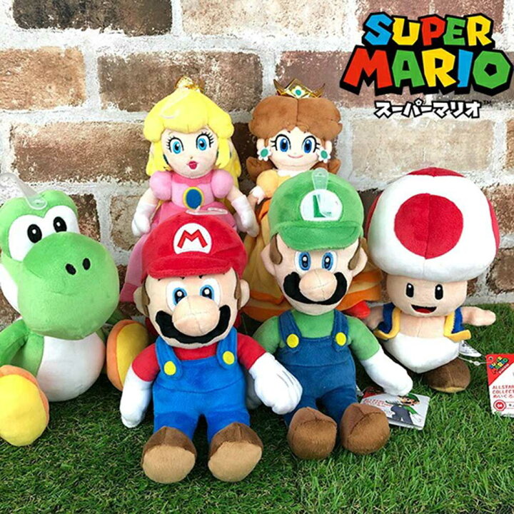 楽天市場】スーパーマリオ ぬいぐるみ(S) 6種セット【マリオ/ルイージ 