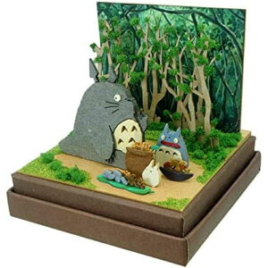 となりのトトロ みにちゅあーとキットmini トトロのごちそう (MP07-100) ペーパークラフト/ジオラマ/組み立て/作る名シーン/ミニチュアートキットミニ/模型/スタジオジブリ/ペーパークラフト/