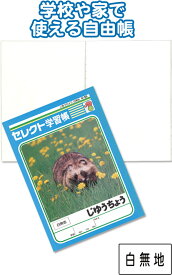 【まとめ買い=注文単位10個】学習帳 K-55 じゆうちょう 白無地 小学生 ノート 自由帳 31-383(se2b630)