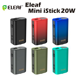 Eleaf Mini iStick 20W MOD イーリーフ ミニ アイスティック テクニカル モッド 510 スレッド 規格 低電圧 本体 バッテリー ベイプ カートリッジ 電子タバコ ヴェポライザー vv vape thcフリー cbd cbg cbn