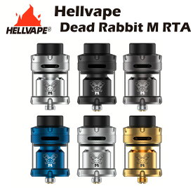 Hellvape Dead Rabbit M RTA 3ml メッシュコイル対応 リビルダブル アトマイザー ヘルベイプ デッドラビット エム タンク 超爆煙 電子タバコ ベイプ シングル コイル ビルド Vape tank atomizer