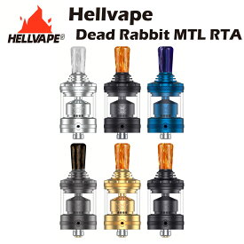 Hellvape Dead Rabbit MTL RTA 4ml リビルダブル アトマイザー ヘルベイプ デッドラビット エムティエル タンク 超爆煙 電子たばこ 電子タバコ ベイプ シングル コイル ビルド Vape tank atomizer 正規品