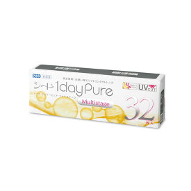 【処方箋不要・日本国内生産】シード 1dayPureマルチステージ【1箱】遠近両用 ワンデーピュアマルチステージ ポスト投函OK シード 送料無料