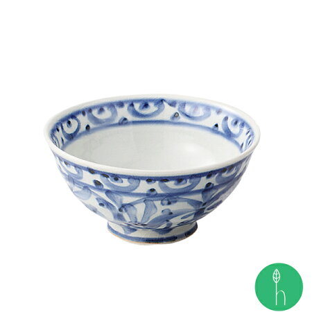 波佐見焼()孔明染付うさぎ紋特大飯碗