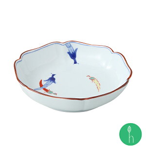 染錦胡椒 多用深皿(約15.5×15×4cm)浜陶 和山 和 食器 モダン おしゃれ 北欧 料理 贈り物 御祝 プレゼント 日本製 磁器 陶器