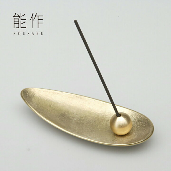 楽天市場】【日本製】錫（すず）100％ 香の器セット-笹- [能作] ケース 