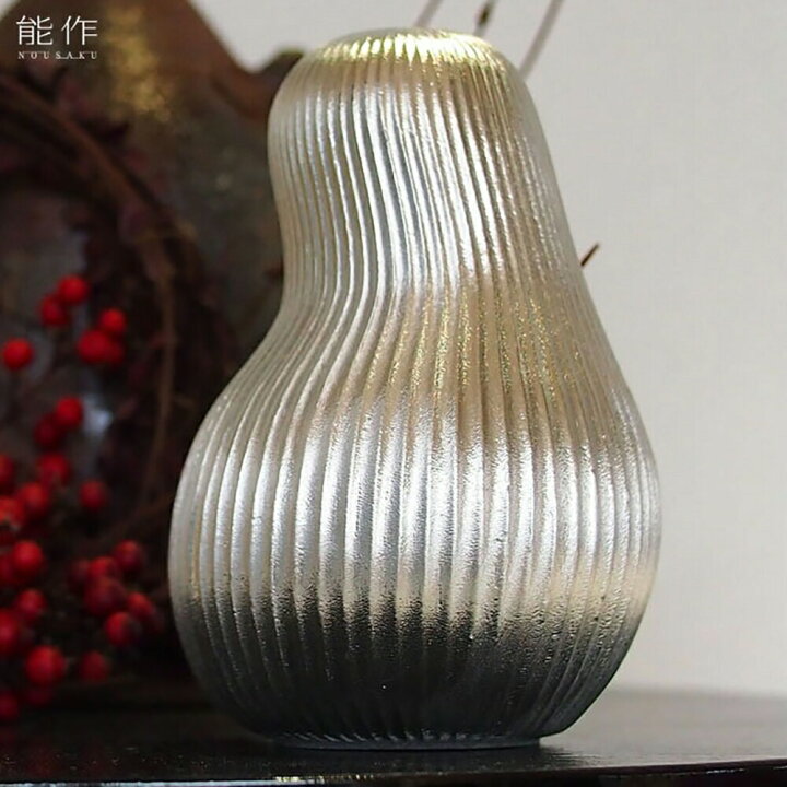 楽天市場】能作 花瓶 ようなし 一輪挿し 花瓶 おしゃれ 能作 錫 新築 
