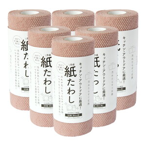 【期間限定! MAX40%OFF!】紙たわし 30枚巻 (6m) たわし 掃除 新生活 使い捨て 台所 キッチン フライパン 食器洗い キャンプ アウトドア コンロ ペット シンク 換気扇 排水溝 サッシ ヒルナ