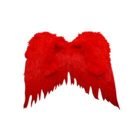天使の羽根 B502（赤）【クリスマス コスプレ 仮装パーティー ハロウィン赤い羽根 エンジェルウィング 】