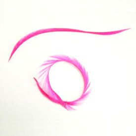 羽 ビヨット　ピンク 5本【装飾用】【羽根】【フェザー アクセサリー パーツ 羽 手芸 アクセサリ しゅげい 羽根飾り】【メール便】羽 髪飾り 羽 手芸 羽 ビーズ 羽 帽子飾り