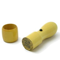 送料無料◆印鑑 はんこ 会社 実印(天丸・蓋付) 薩摩本柘 18mm [法人 実印 印鑑 作成 法人印鑑 会社印鑑 …