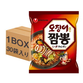 【農心】いかチャンポン 袋麺 1BOX（124gX30袋） 日本版