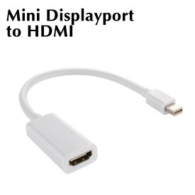 Mini Displayport/Thunderbolt to HDMI 変換アダプタ ケーブル For Macbook/Windows Mini Displayportケーブル hdmi変換アダプタ 変換ケーブル　mini displayport HDMI