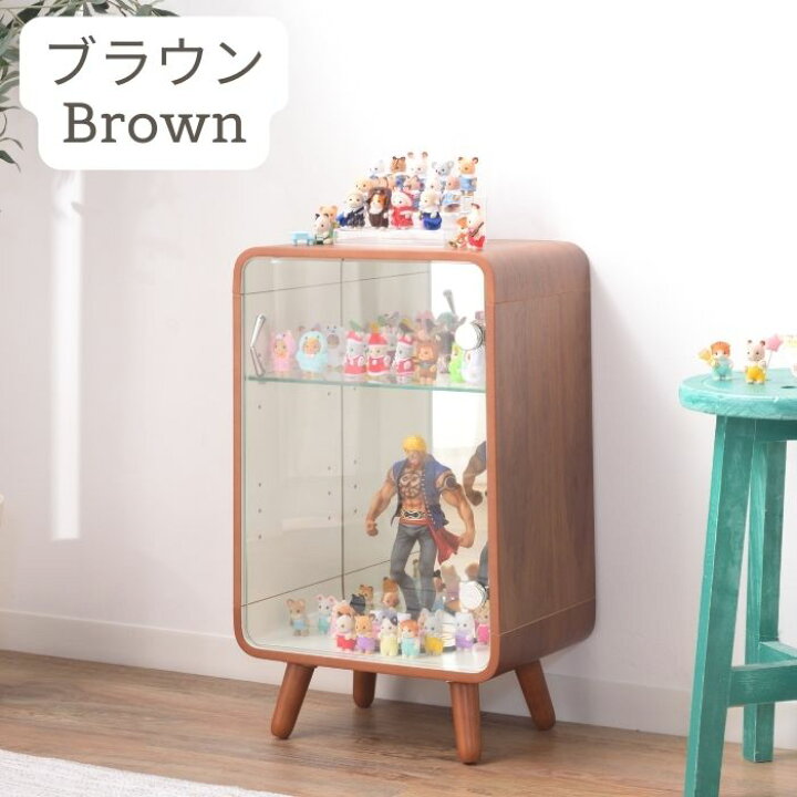 楽天市場】コレクションケース 棚 大きめ コレクションシェルフ ガラス 