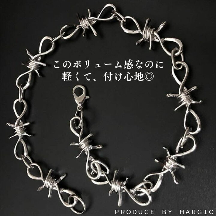 楽天市場】ネックレス メンズ 有刺鉄線 トゲトゲ 棘 鎖 チェーン 有刺 