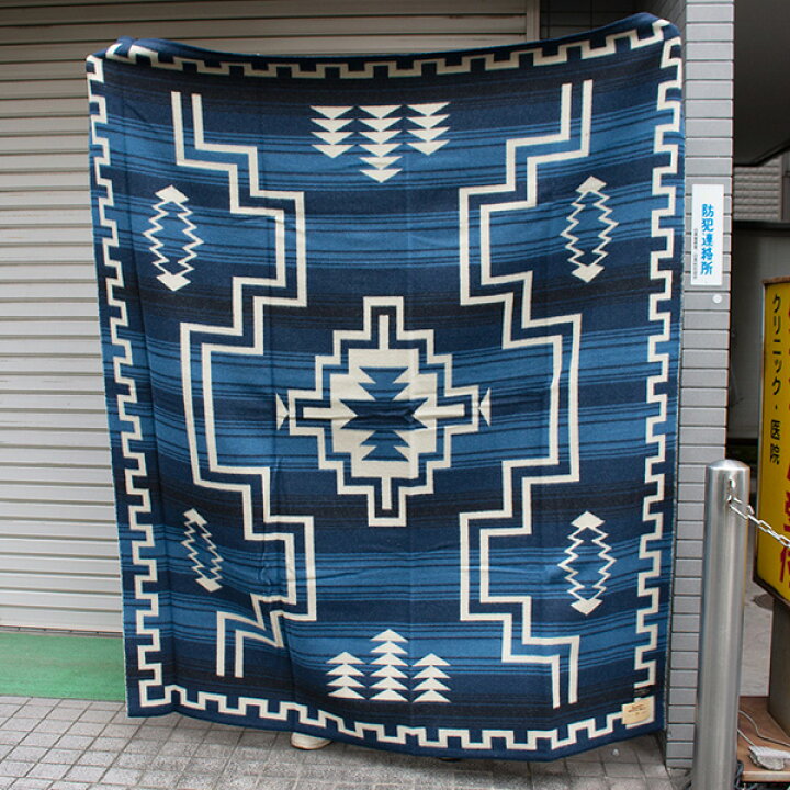 楽天市場】BasShu バッシュ ウールブランケット 153×180 ジャガード 