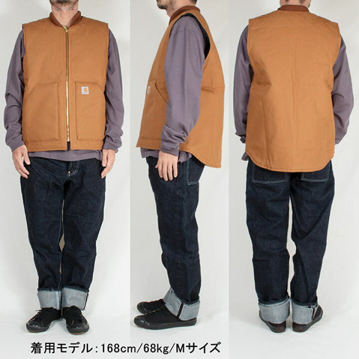 楽天市場】Carhartt カーハート V01 ダックベスト 中綿 キルティング 