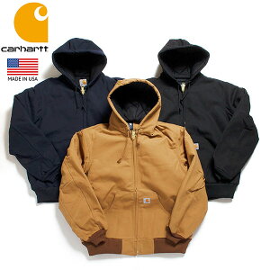 Carhartt �J�[�n�[�g �A�N�e�B�u�W���P�b�g J140 DUCK QUILTED FLANNEL-LINED �A�����J��