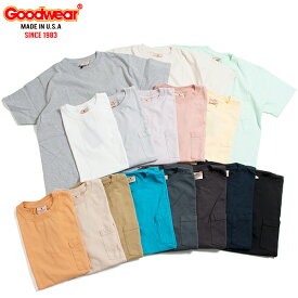 GOODWEAR グッドウェア S/S POCKET TEE 7.2oz ショートスリーブ ポケット Tシャツ 半袖 アメリカ製