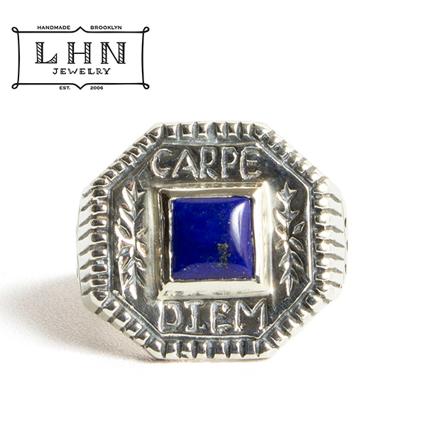 LHN Jewelry エルエイチエヌジュエリー リング 指輪 Carpe Diem Ring ラピスラズリ ハンドメイド アメリカ製：HARTLEY