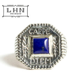 LHN Jewelry エルエイチエヌジュエリー リング 指輪 Carpe Diem Ring ラピスラズリ ハンドメイド アメリカ製