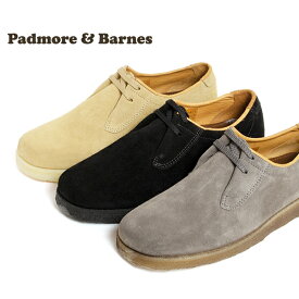 PADMORE ＆ BARNES パドモアアンドバーンズ P500 プレーントゥシューズ スウェード Original Sports Shoe