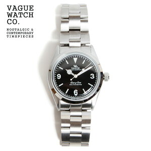 VAGUE WATCH Co. ���@�[�O�E�H�b�`�J���p�j�[ Every-One �������� �r���v 34mm ���{�� �u���b�N