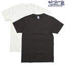 Velva Sheen ベルバシーン Tシャツ 2パック ポケット付き アメリカ製 ホワイト/ブラック