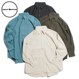 【セール40%OFF】 BURLAP OUTFITTER バーラップアウトフィッター シャツ リネン B.B SHIRT LINEN ビッグシルエット ロングスリーブ