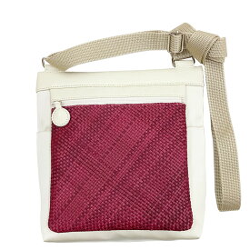 ショルダーバッグ ポシェット 「本革 メッシュ」 【京都 浪速屋商店 はるべ / 日本製】 軽量 多機能 キラキラ 上品 エレガント シンプル オフィス きれいめ レディース ナイロン バッグ / ミセス シニア 敬老 母の日 【プレゼント ラッピング 無料 】 (皮革友禅染 工芸品)