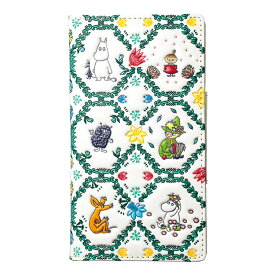 ムーミン スマホケース MOOMIN ムーミン谷の仲間たち 浅草文庫 牛革製スマホケース iei-50845【ギフト プレゼント】