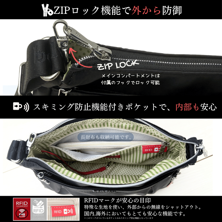 楽天市場】海外旅行 貴重品入れ 防犯 スキミング防止機能