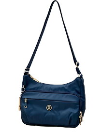 ショルダーバッグ 斜めがけ レディース 海外旅行・一泊旅行に最適 撥水ナイロン製 BNU-2330CA スキミング防止機能 ファイル収納可 便利グッズ付き 通勤・ビジネスバッグ 40代50代女性におすすめファッション ポケットたくさん