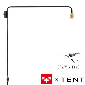 yzDRAW A LINE h[AC 202 LAMP ARM L BK D-BLL-BK