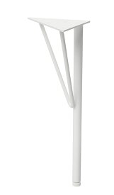 【公式】LABRICO ラブリコ テーブル脚 小 スチール 白 高さ37.5cm~38.5cm 1本 WTW-2