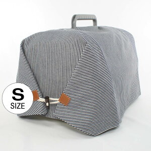 Helen’s クレートカバー ヒッコリーデニムネイビー Sサイズ トグルボタン付きヘレンズ ペットベッド 犬 猫 ペット キャンピング キャリーカバー