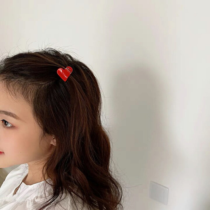 楽天市場 バンスクリップ ミニサイズ ハート ヘアクリップ ヘアピン 1ヶ ヘアアクセサリー 髪留め ヘアアレンジ シンプル パッチンどめ 子供 女の子 花 パッチン留め ミニ 小さい プチプラ ピン ヘアアクセ キッズ お呼ばれ 前髪留め 髪飾り キュート 大人 Hellogirl