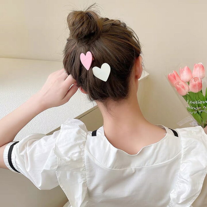 楽天市場 ヘアクリップ ヘアピン ハートヘアアクセサリー 髪留め ヘアアレンジ シンプル パッチンどめ 子供 女の子 花 パッチン留め ミニ 小さい プチプラ ミニ パッチン ピン ヘアアクセ キッズ お呼ばれ 前髪留め 髪飾り シンプル Hellogirl